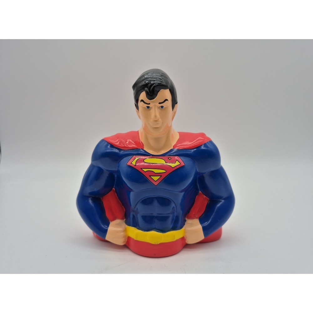 DC Comics FAB  Superman Ceramic Piggy Bank 8"
